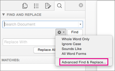 How Do I Find And Replace In Word For Mac