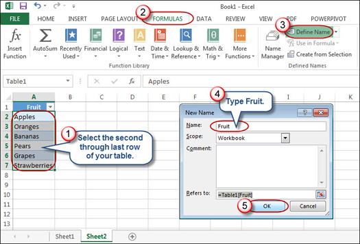 Excel For Mac Define Input To Cell