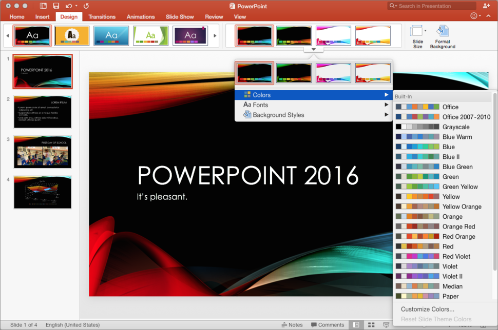 Theme Powerpoint 2016 For Mac